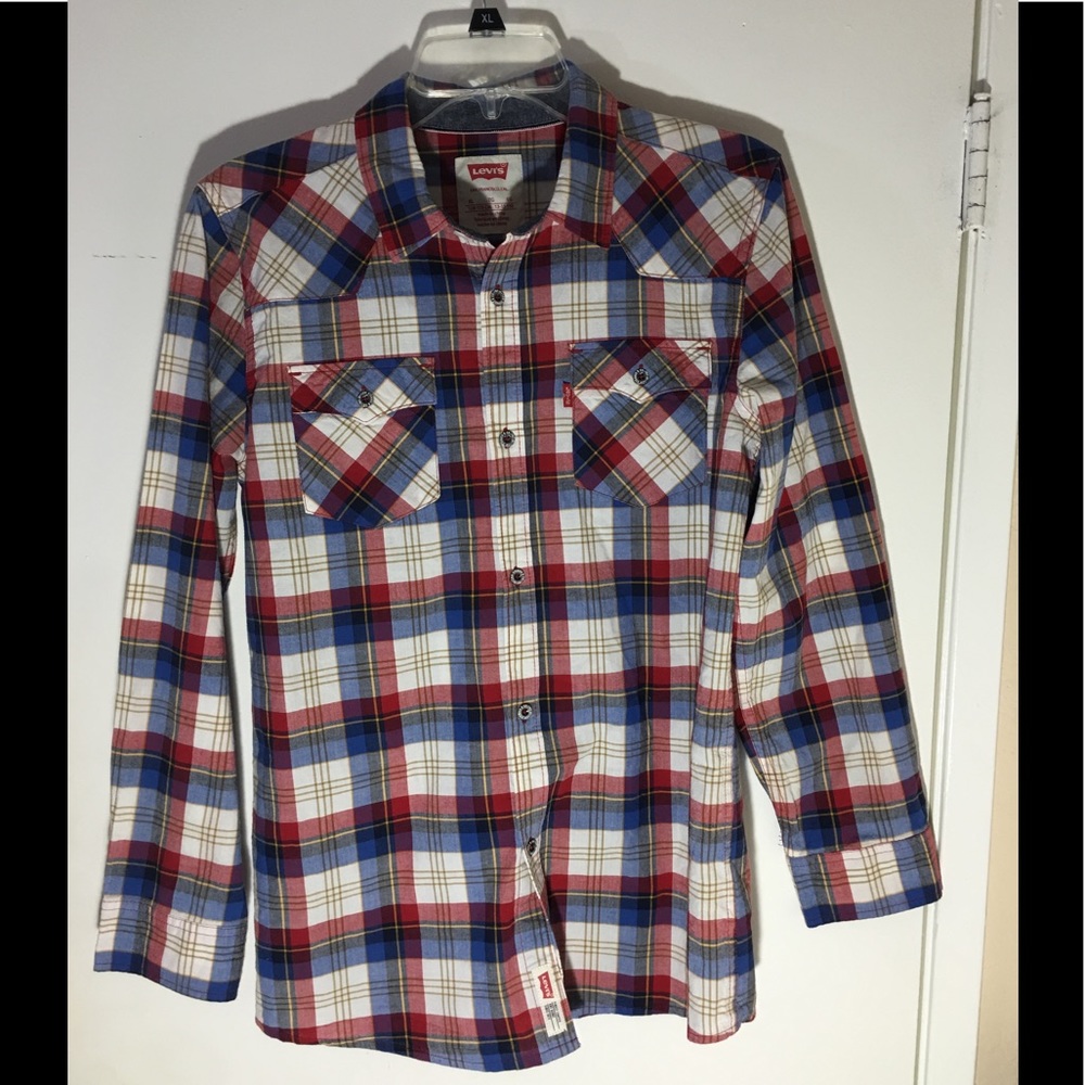 Levi’s Men’s Plaid X-Large Button Down